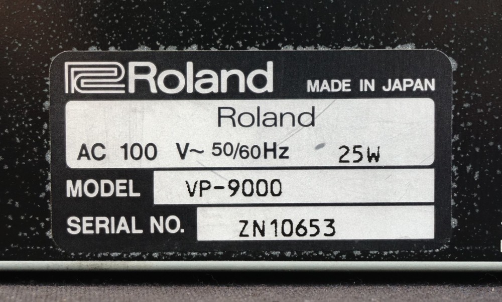 Roland VP-9000 VariPhrase Processor Sampler Vocal Processor 2U Rack Mount - 100V