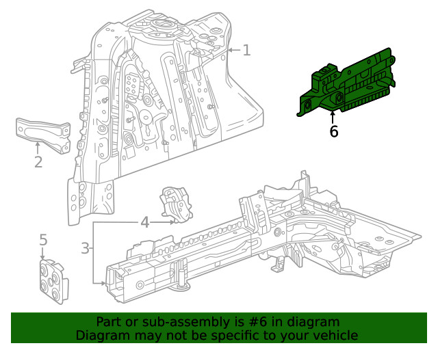Genuine GM Upper Rail 86539668