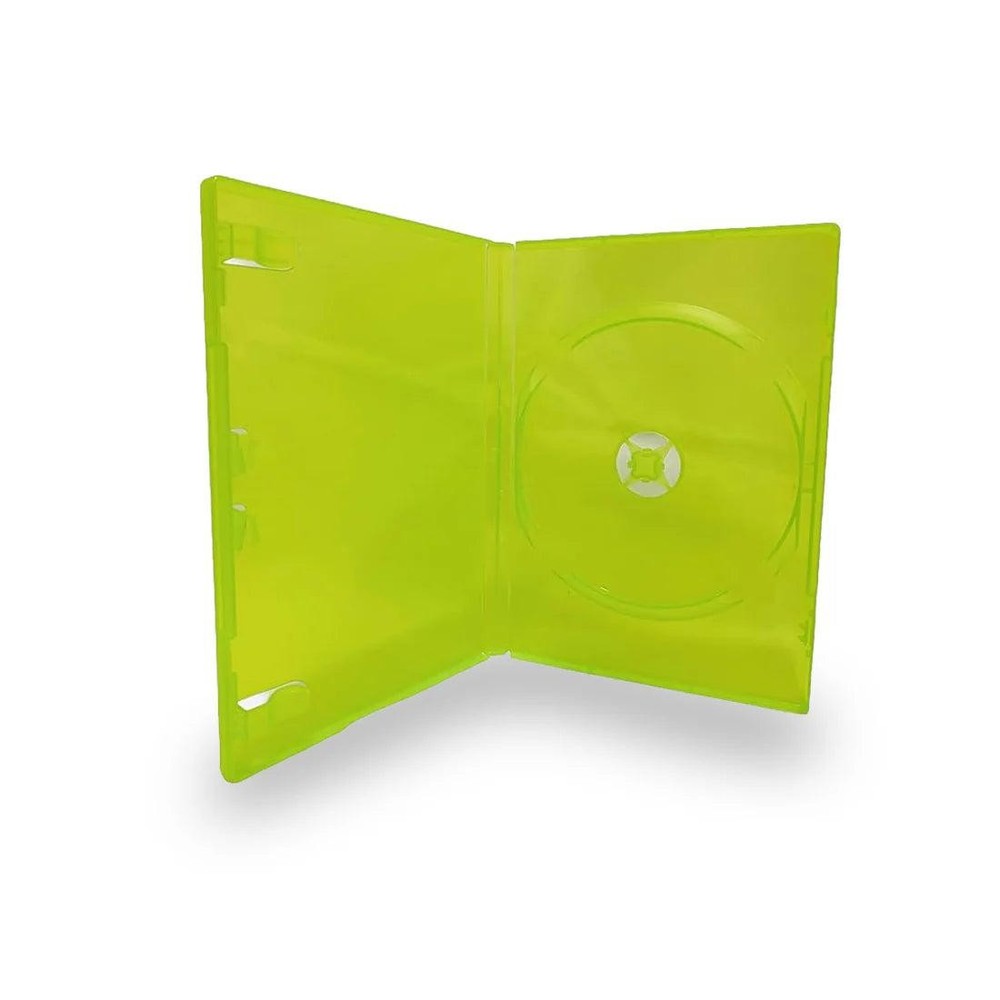 Replacement Game Cases for Xbox 360 Disc – 5 Pack – Clear Green, New Empty