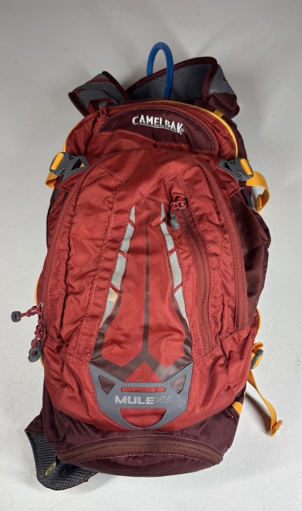 Camelbak Mule NV Blue/Orange Hydration Pack Hiking Backpack CamelBack