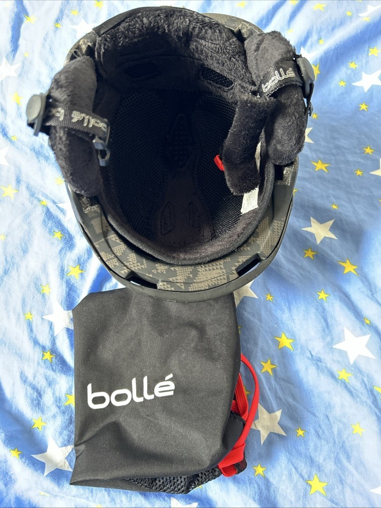 Bollé Black Ski/Snowboard Helmet Size Medium (58-61cm)