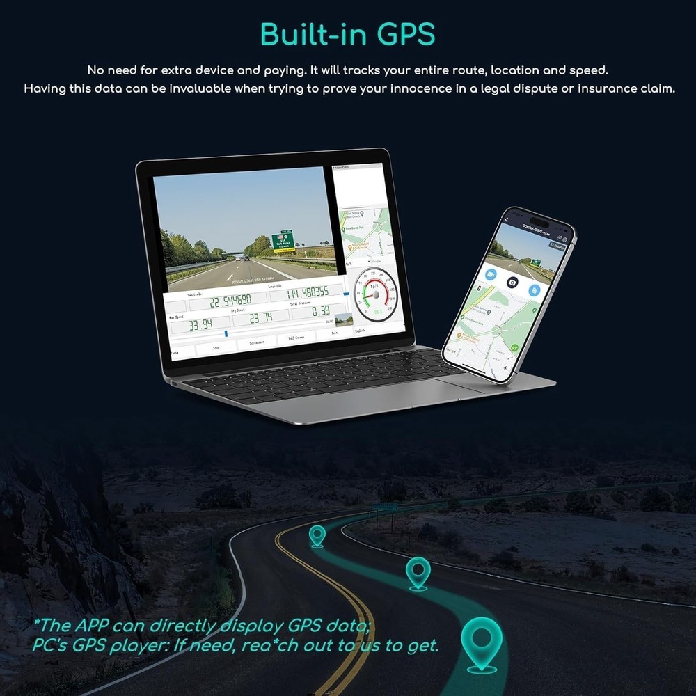 Uber Car Camera with Night Vision, G-Sensor, Parking Mode