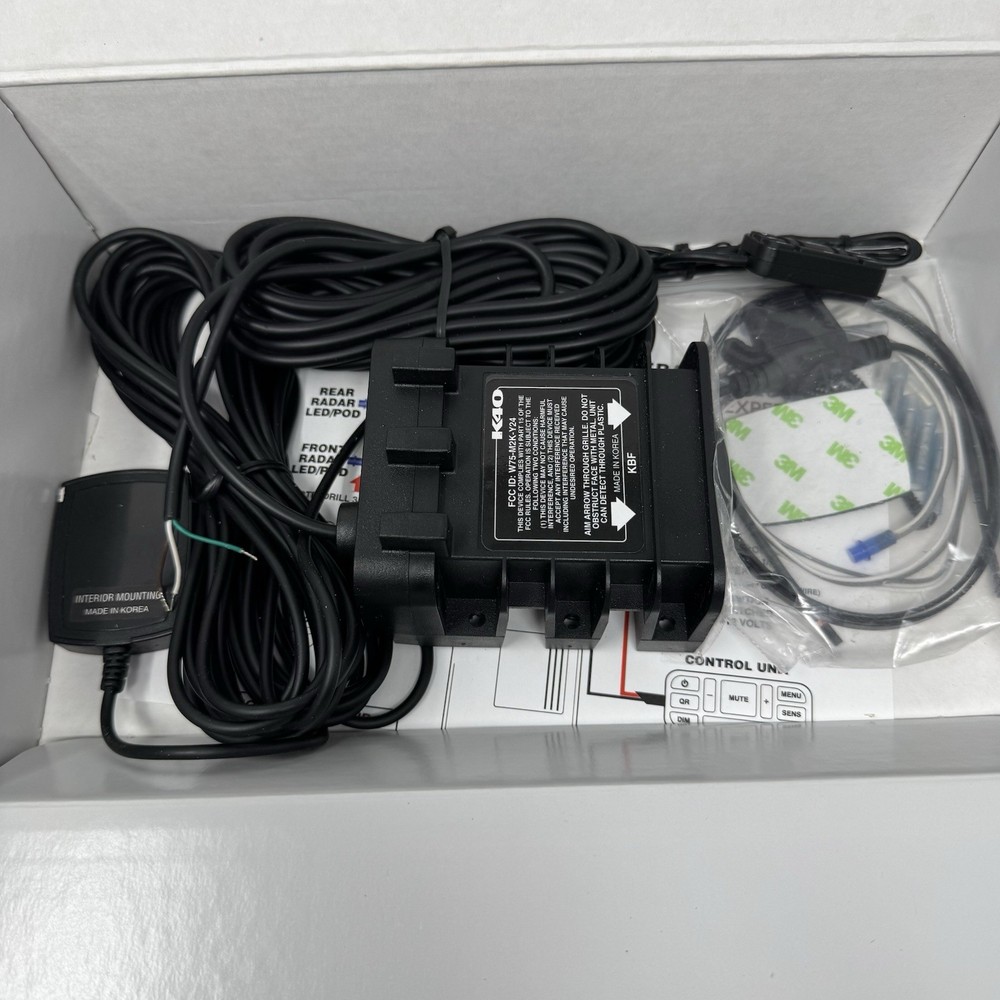 K40 RL200i EXPERT Front w/ Control Unit Stealth Installed Radar Detector System