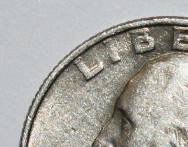 1974 Quarter Error No Mint Mark Missing Claw/Foot, Weak Strike, Missing I's DD +