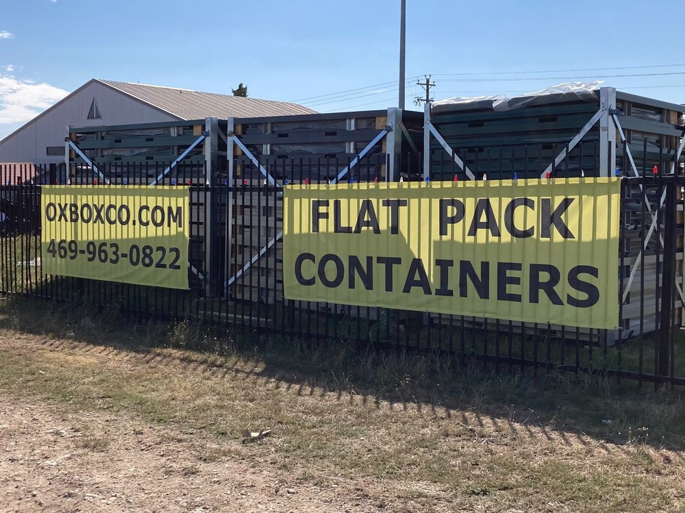 7x10 Portable Storage Flat Pack Container