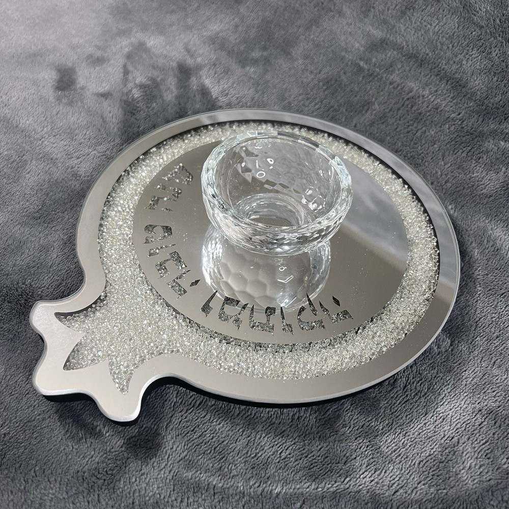 Glass Pomegranate Plate