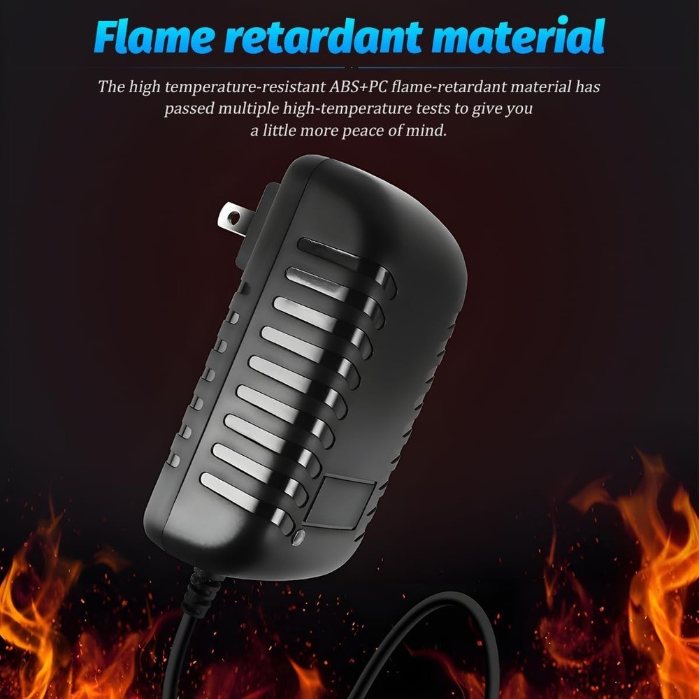 Compact 12V 2A AC/DC Adapter - Safe Conversion for Car Electronics & Appliances