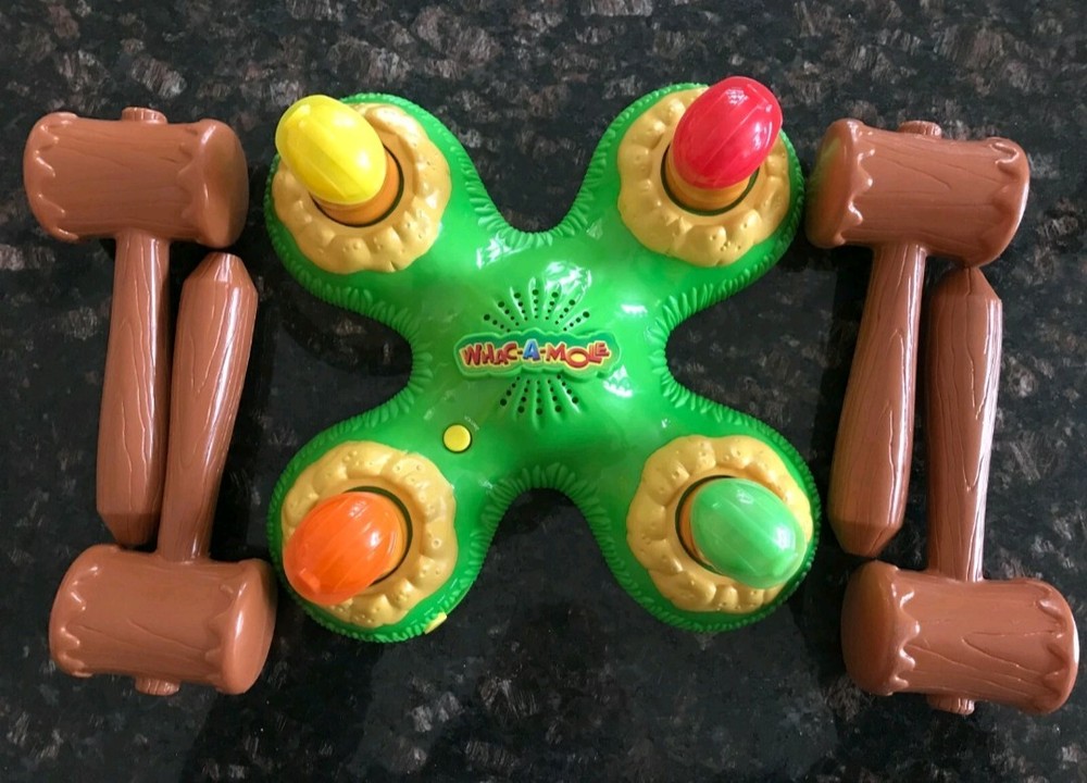 Whac-A-Mole 2004 Electronic Game-Milton Bradley WORKS