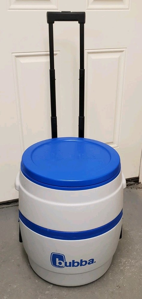 Bubba Keg Cooler 2 Layer 2-in-1 Wheeled Ice Chest Handle