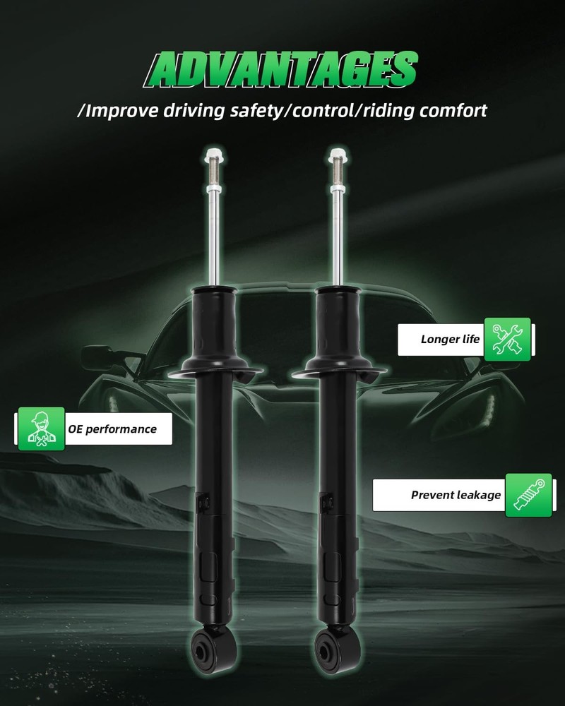 Front 2 Pcs Shocks for Civic 1996-2000 with 551106