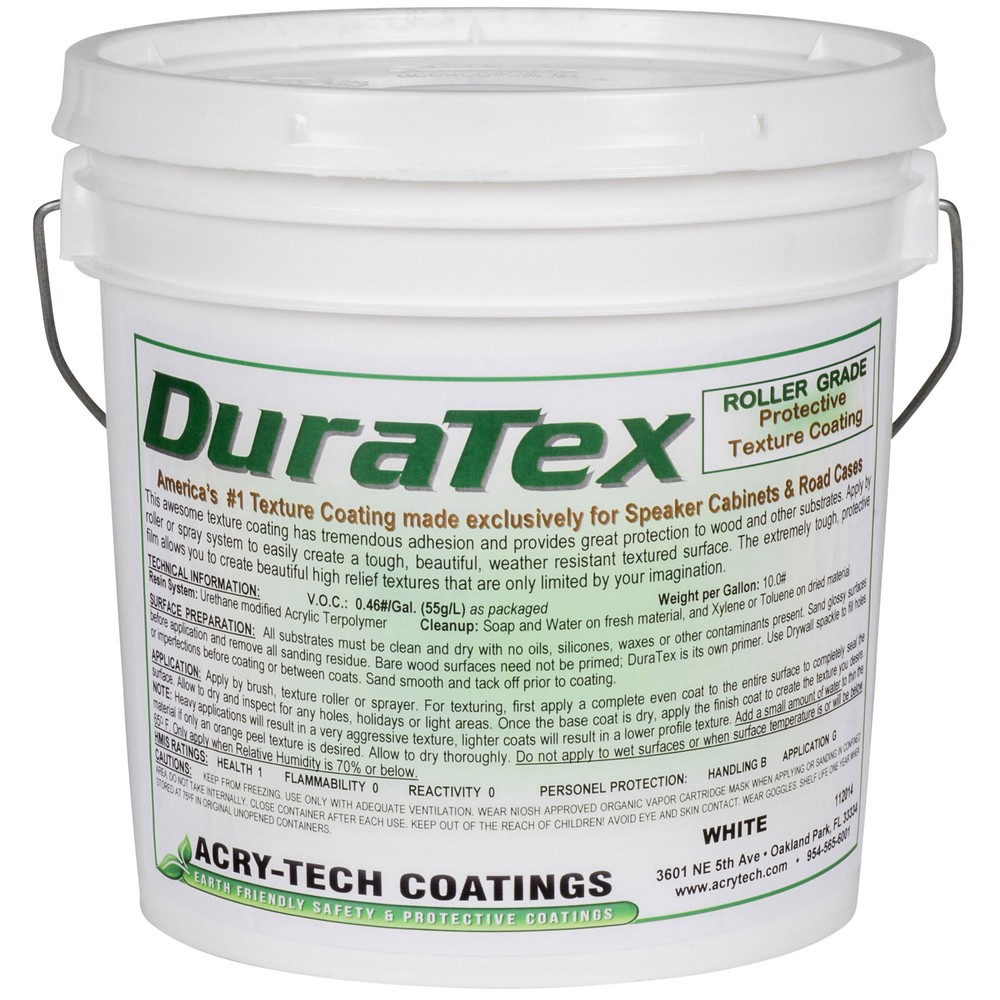 Acry-Tech DuraTex White 1 Gal Roller Grade Cabinet Coating