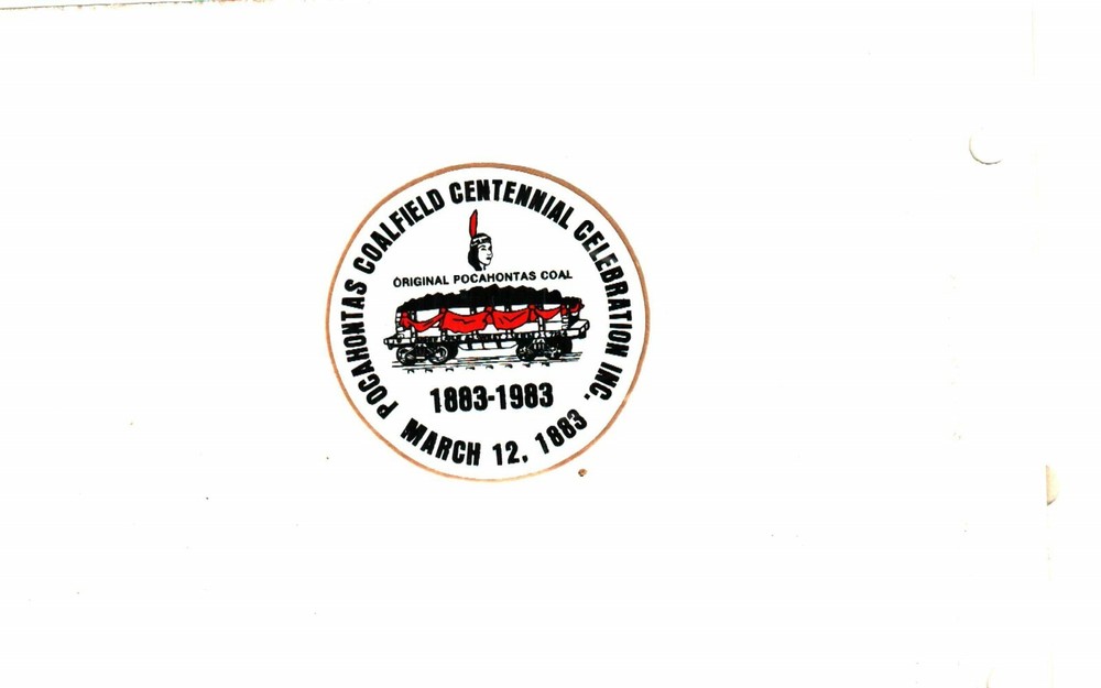 NICE EARLY 80'S ORIGINAL POCAHONTAS COAL CO. BEFORE  COAL MINING STICKER # 1166