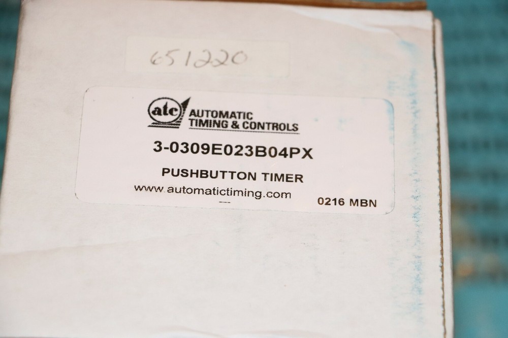 ATC 3-0309E030A04PX Pushbutton Interval Timer 0-6 Hours 120V New