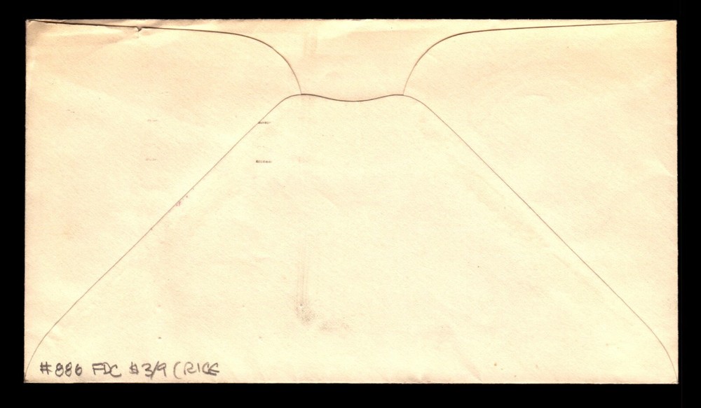US SC# 886 FDC / Rice Cachet - L6808