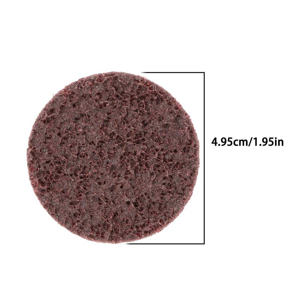 Surface Conditioning Quick Change Discs, 2" Red (Medium) Prep Pad - 25 Pack