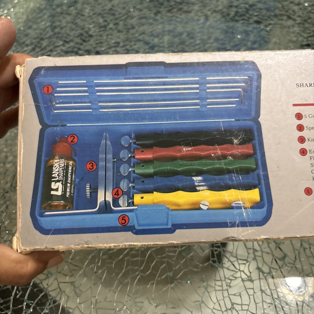 Lansky Deluxe 5-Stone System Model #LK005 Precision Knife Sharpening System