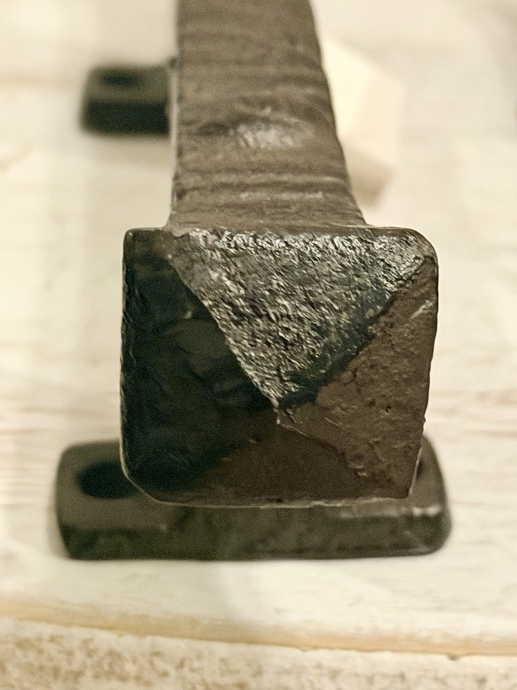 2 Large Cast Iron Rustic Foundry Style Barn Handle Gate Pull Shed Door Handle 9”