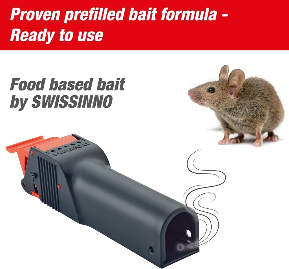 SWISSINNO Mouse Trap No See No Touch