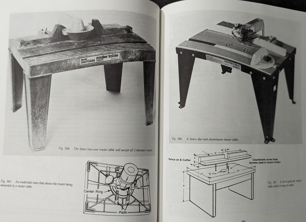 ***VINTAGE 1992 SEARS CRAFTSMAN ROUTER HANDBOOK***BASIC & ADVANCED TECHNIQUES