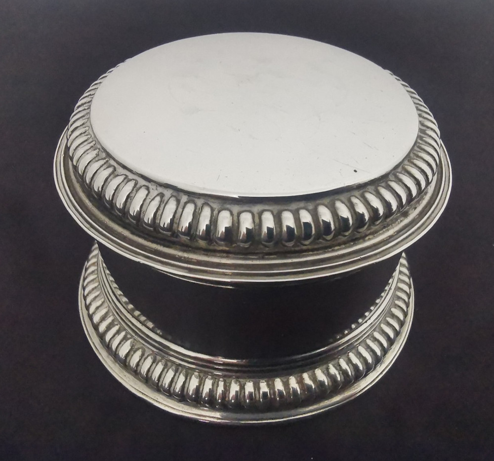 Large Georgian Solid Silver Tobacco Box - Dublin 1806.