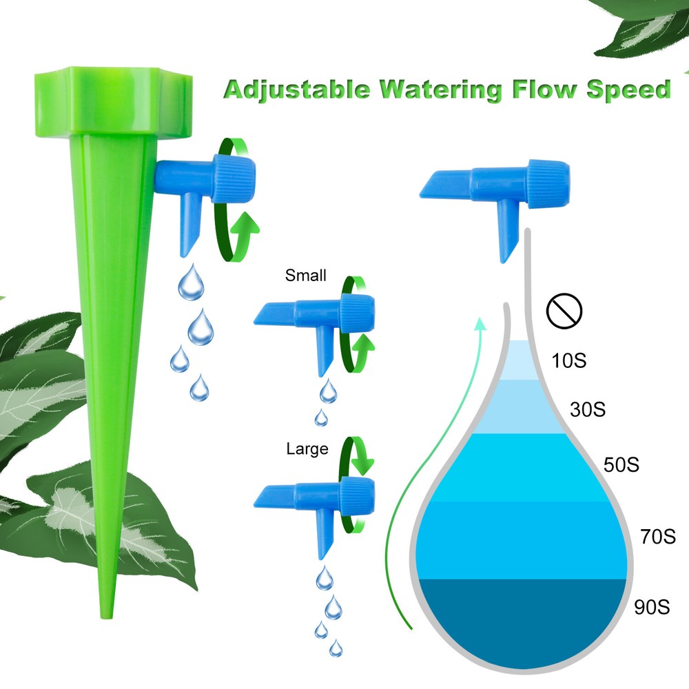 12/24PCS Self Watering Automatic Plant System-Drip Irrigation Garden Tools