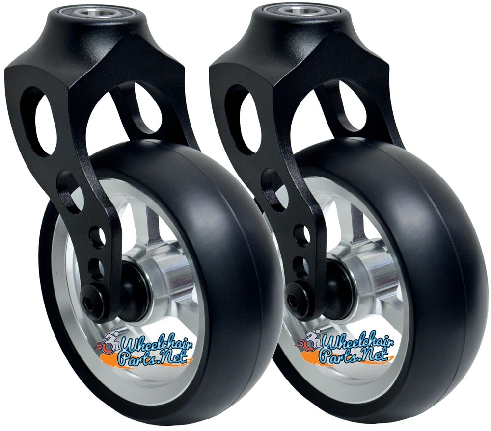 4" x 1.40" Caster Fork Assemblies