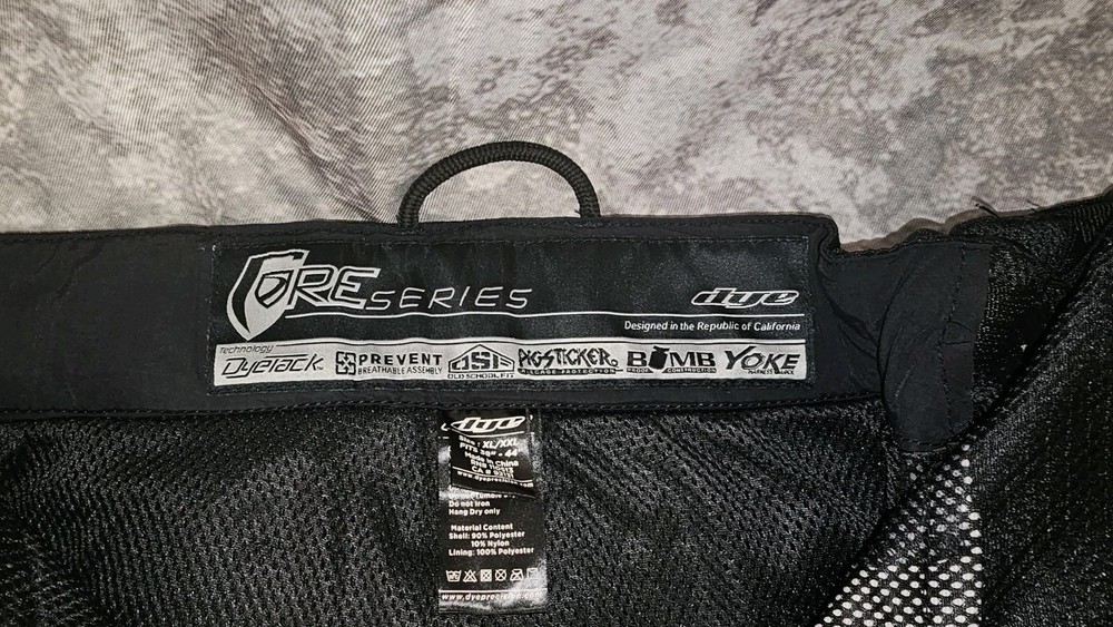 Dye Paintball Core Jersey and Pants - C12