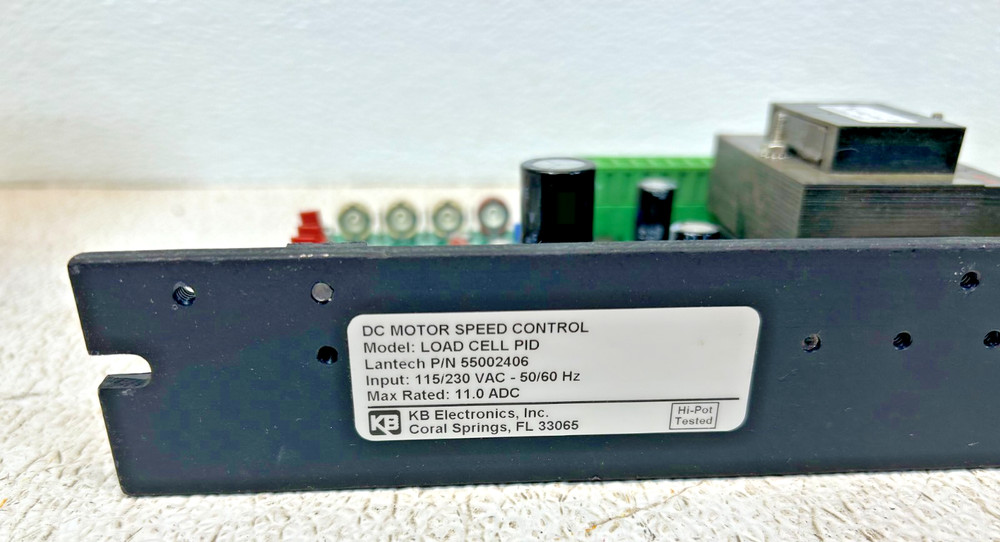 KB Electronics LOAD CELL PID DC Motor Speed Control 55002406 Lantech A57524