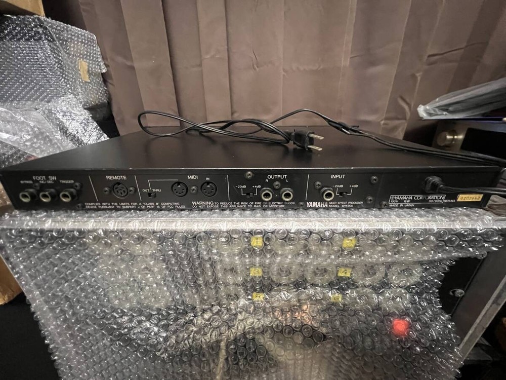 YAMAHA SPX900 Professional Multi-Effects Sound Processor working #0006