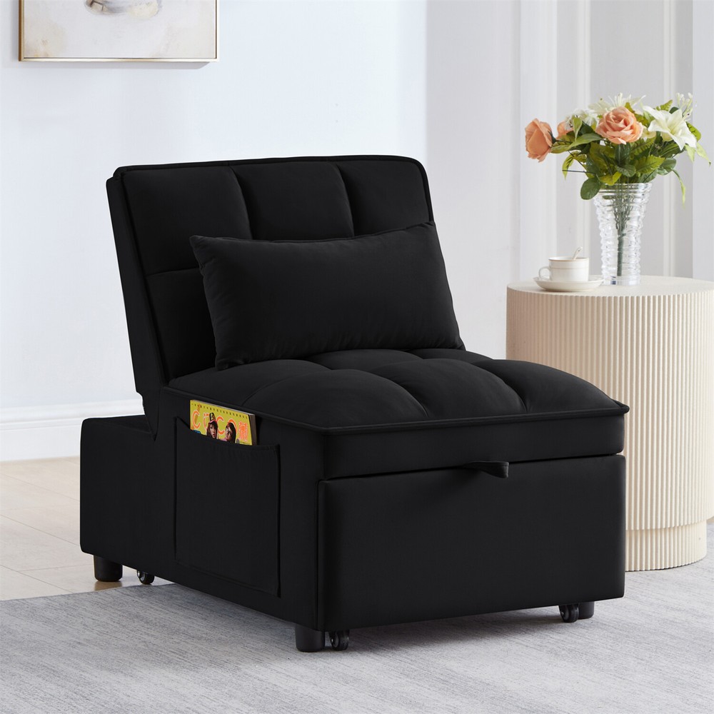 Convertible Sofa Bed 4in1 Multi-Functional Folding Recliner Sleeper Sofa Chairs