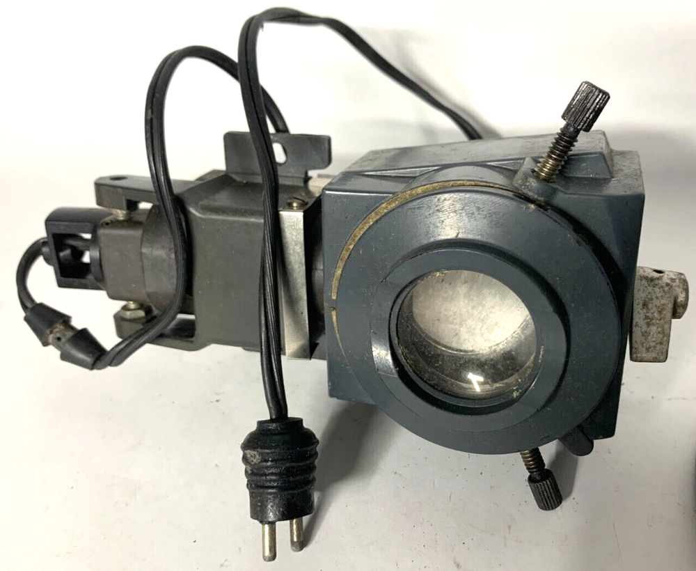 Microscope parts LOT Bottom Light, refracting lenses, knobs, housing and misc