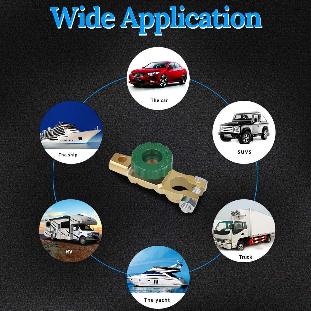 Auto Battery Link Terminal Quick Cut-off Disconnect Master Kill Shut Switch