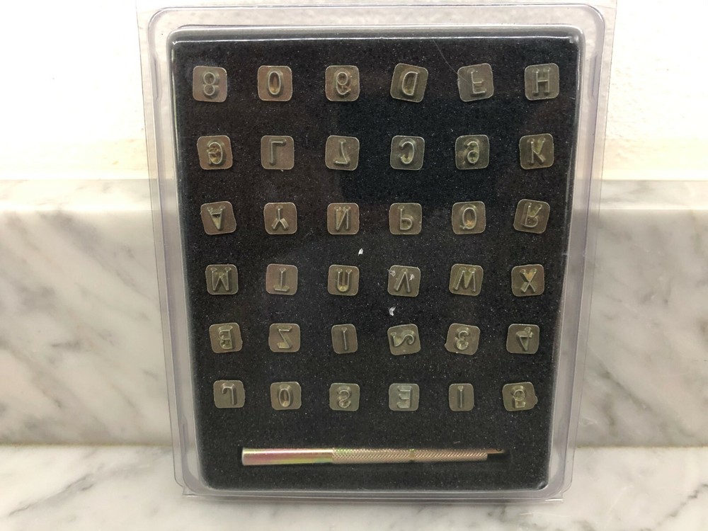 Number and Letter Stamping with Automatic Punch