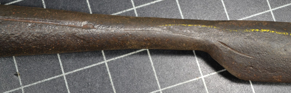 BARK SPUD - BLACKSMITH MADE - ALL ORIGINAL