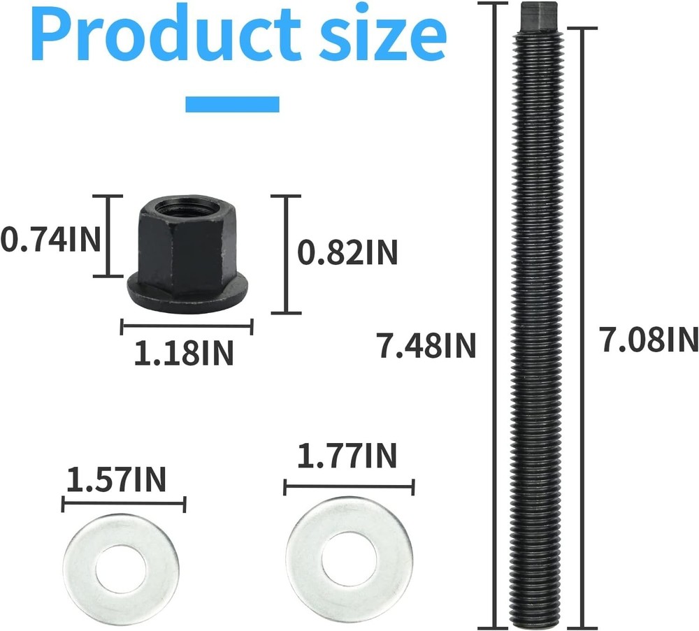 Professional Crank Install Tool - Harmonic Balancer Puller for GM LS LT Engines