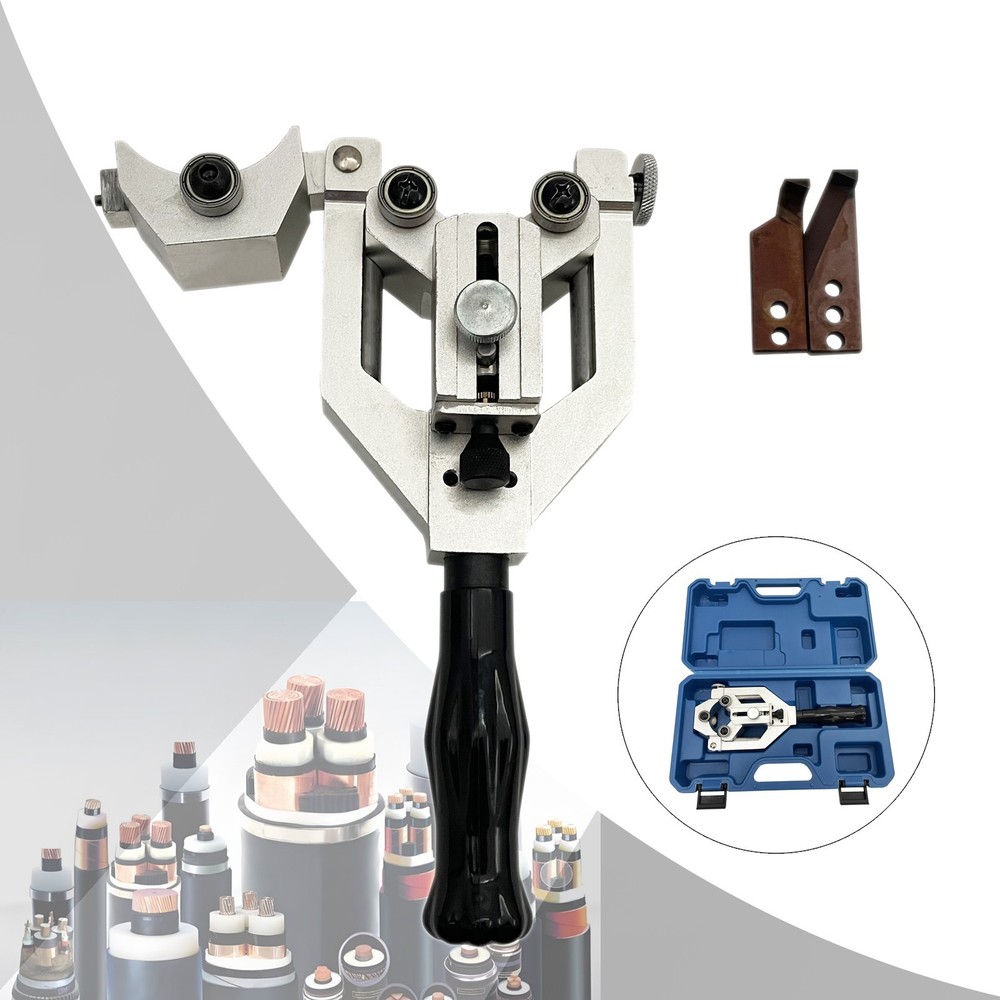 KBX-65 Manual Wire Stripper 35-65mm Diameter Two Blades Multi-Function Tool
