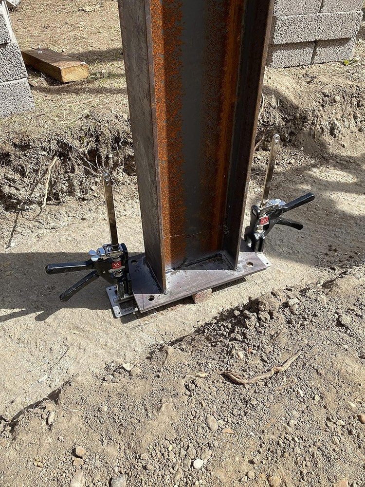 Handheld Jack Clamp 330lbs Labor Saving Adjustable Lifting Tool One Hand Silver