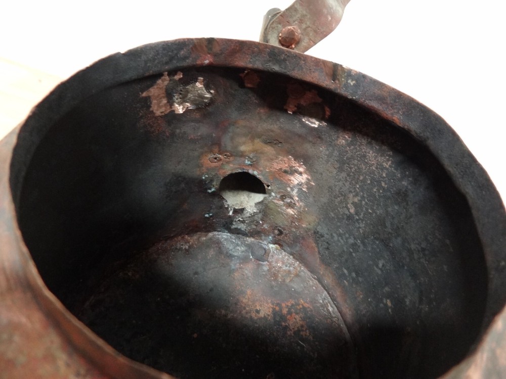 VINTAGE RUSSIAN COPPER POT KETTLE