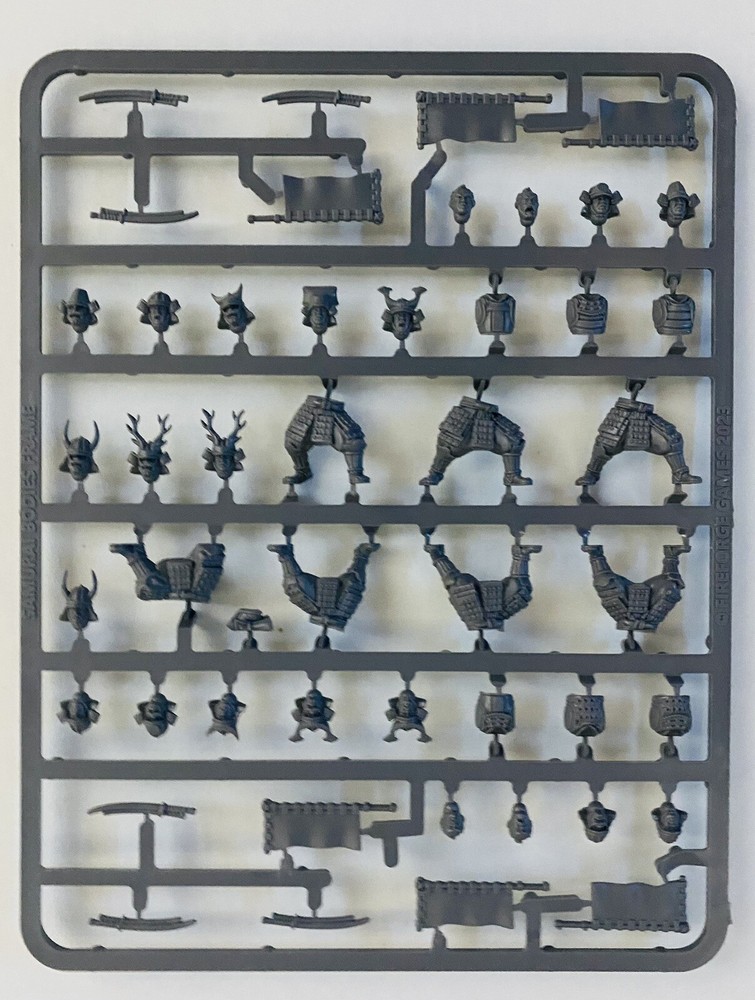 Samurai Wars Samurai Warriors NEW • 2 Sprues • 6 Minis • Fireforge Games
