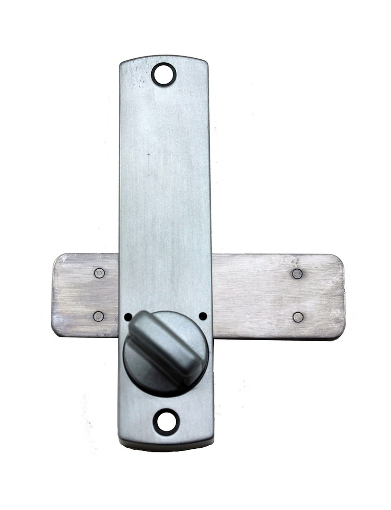 C120SN Surface Mount Slide Bar Lock Satin Nickel