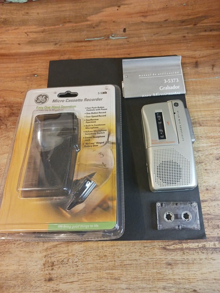 GE 35373 Handheld Cassette Voice Recorder Tested