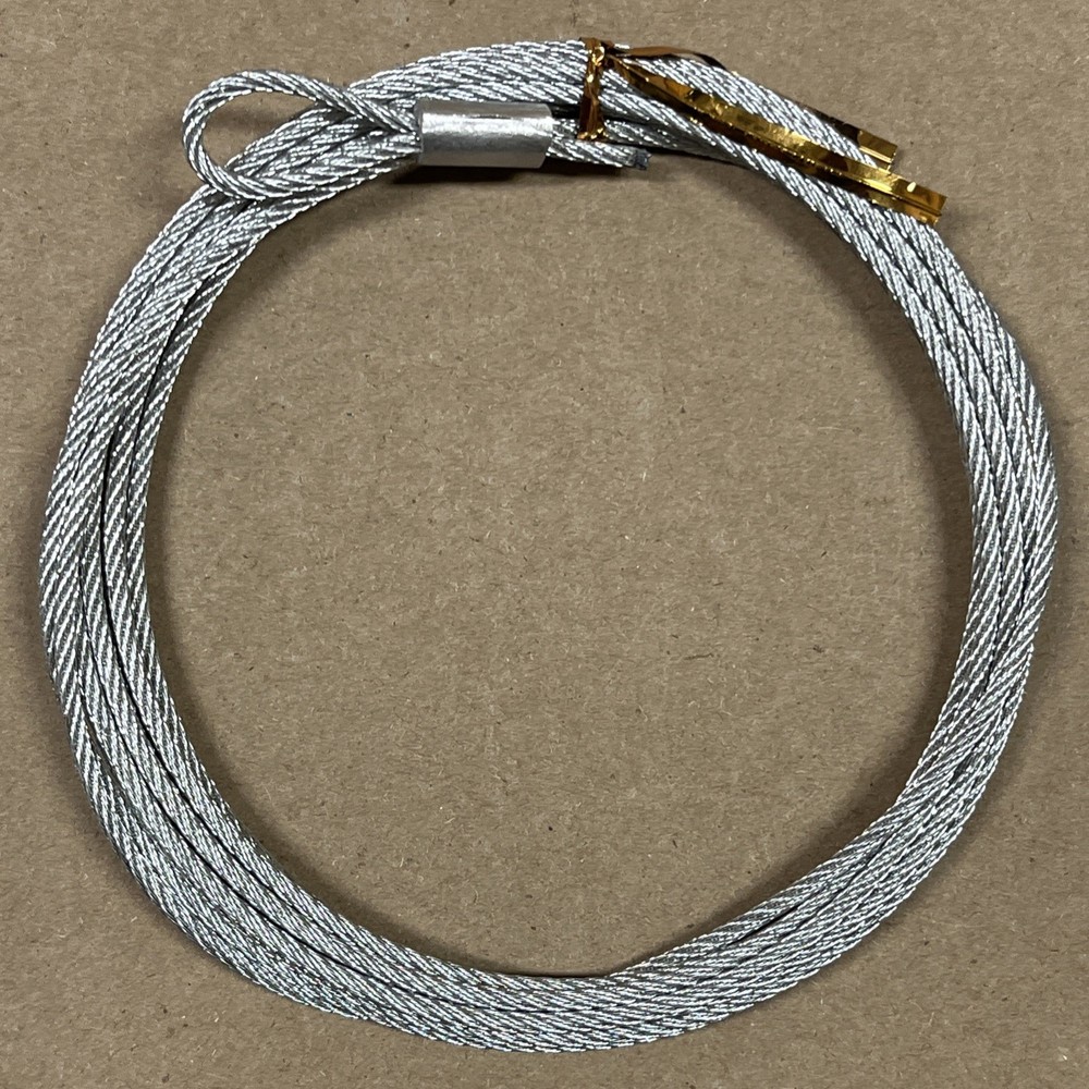 Pendant Systems AC3/32-120G-L Galvanized 3/32″ Aircraft Cable w/ 1" Loop 10' 7x7