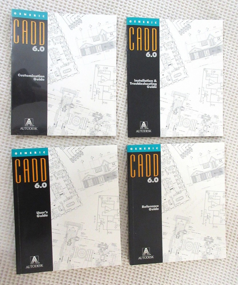 (O) Generic CADD 6.0 Design & Drafting Software, IBM, PC, Autodesk, 1991