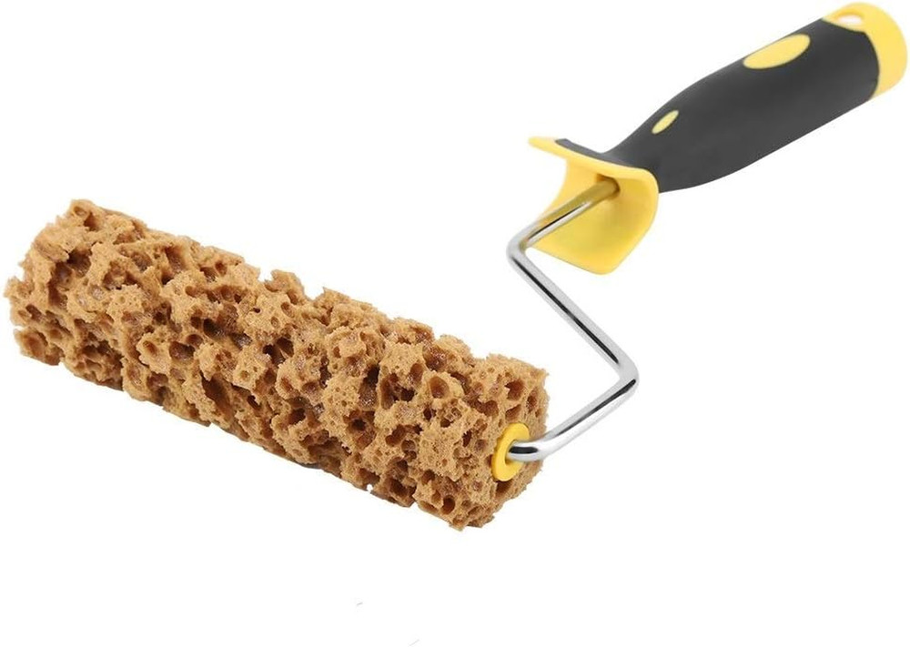 Texture Paint Rollers, 6" Texture Pattern Paint Roller Brush with Handle Decorat