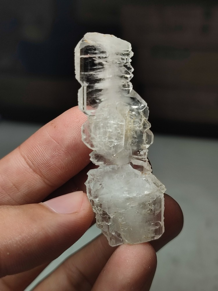 Faden Quartz Crystal With Good Luster & Nice Termination-Pak.