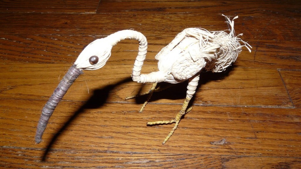 KUKAMA (COCAMA) PERU AMAZON INDIAN HERON WEAVING