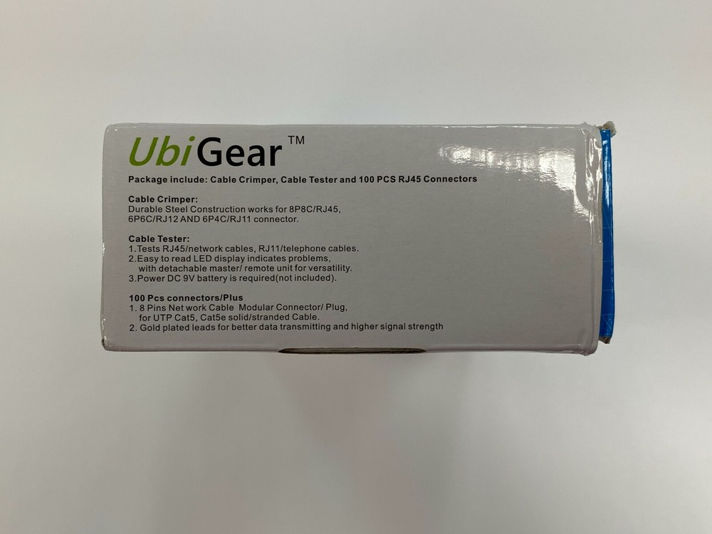 UBI Gear Cable Tester plus Cri...tor Plug Network Tool Kit