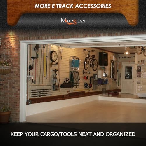 4 Pack E-Track Connector with Square Plates, E Track Double Fitting 04-Pack