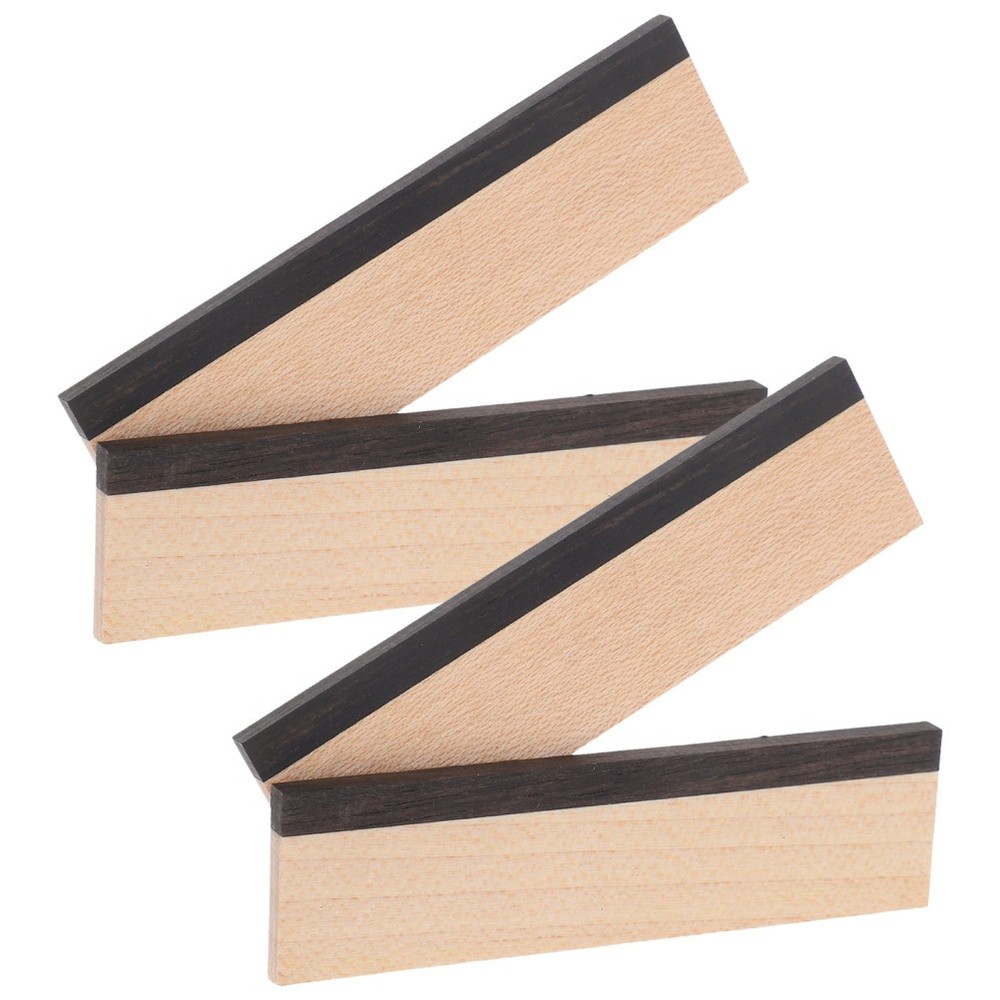4pcs Guitar Saddle Bridge: Wood Bridge Saddle Replacement For Dobro Folk