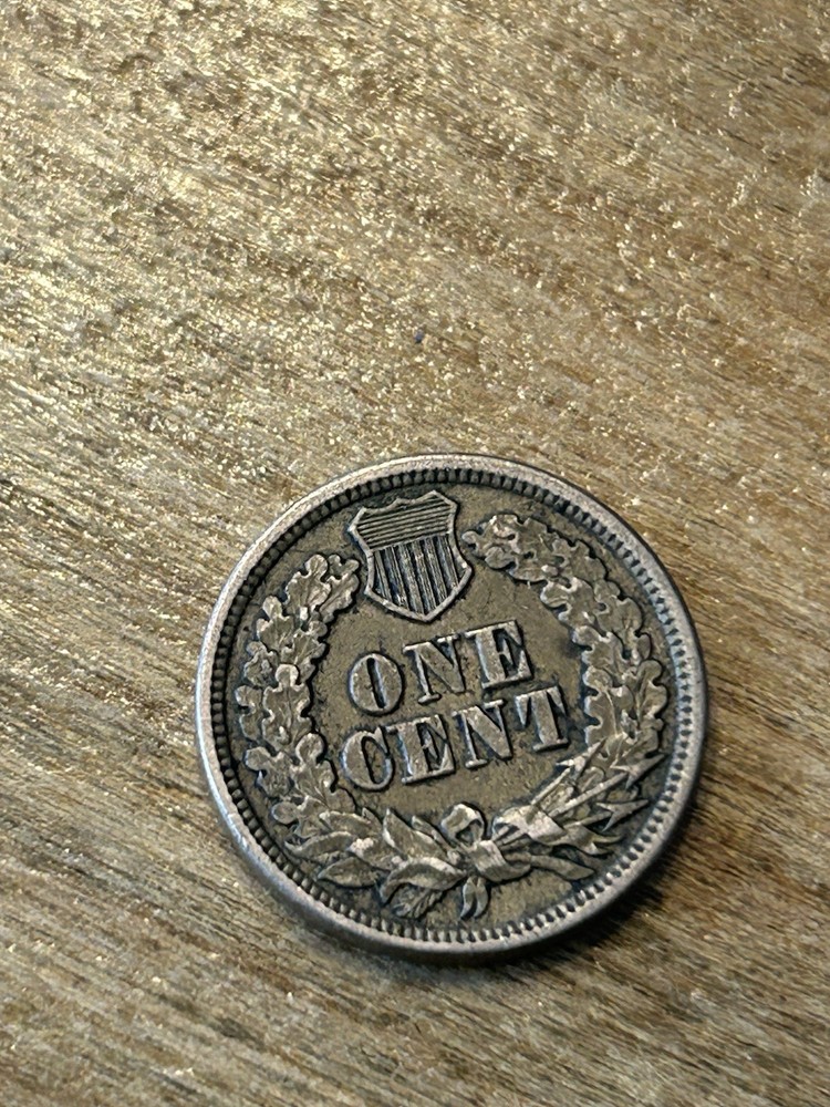 1863 Indian Cent XF+